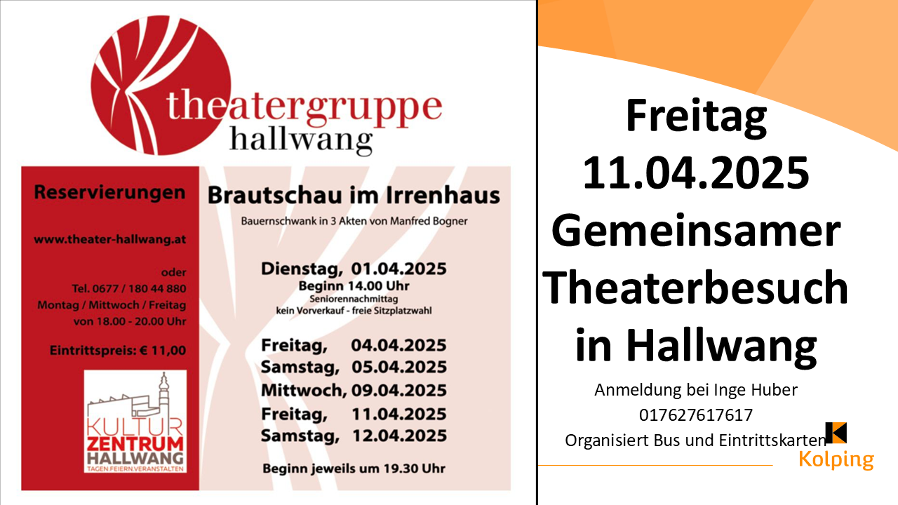 2025 03 25 Einladung Theaterbesuch Hallwang