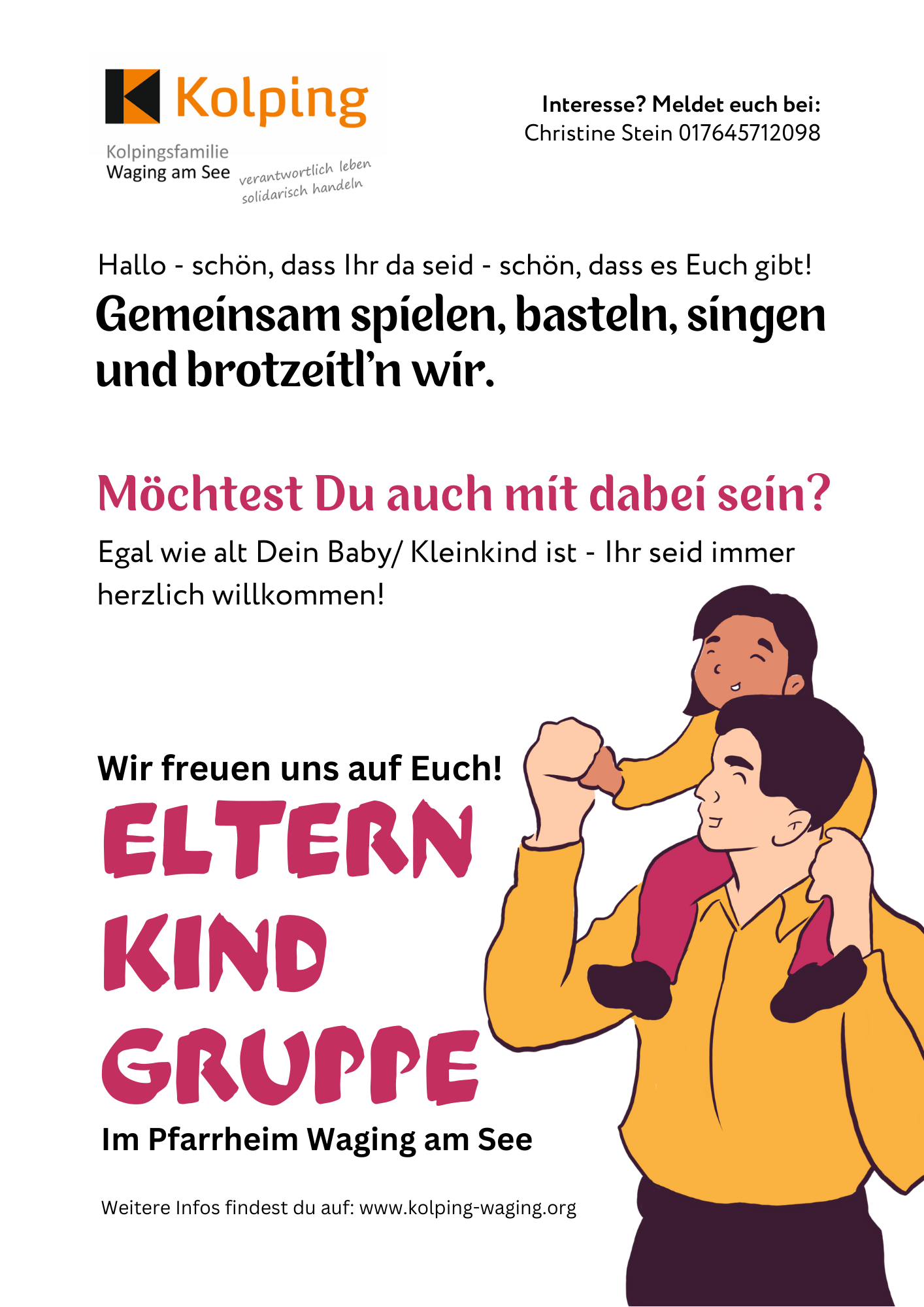 2025 03 18 Kolping Waging Eltern Kind Flyer