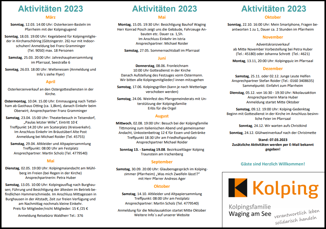 2023 03 08 Kolping Waging Jahresprogramm 2023 Seite2